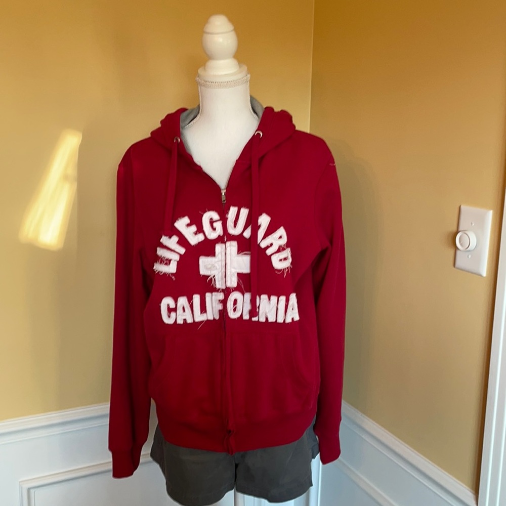 Reflex Outfitters Zip-Up Red Hoodie